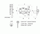 Cerrojo FAC 201R/80